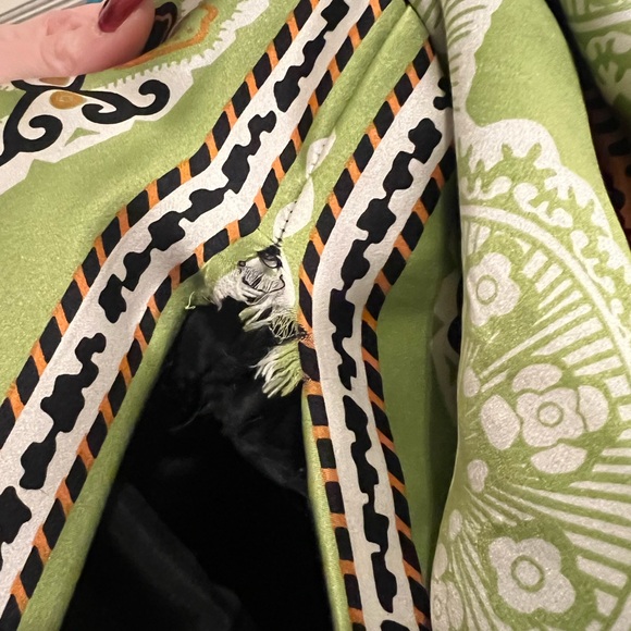 Neiman 100% Silk Maxi Dress Paisley Etro Style S - Picture 11 of 13